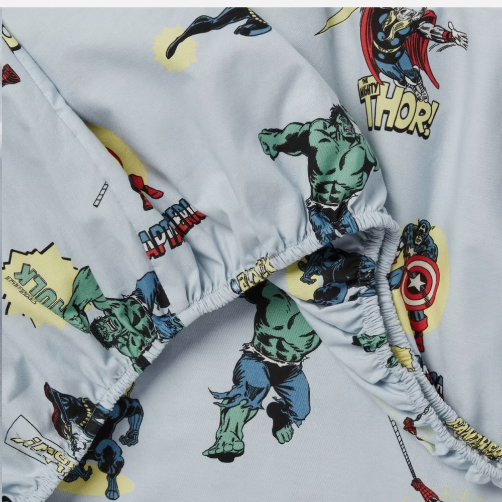 NEW Marvel Characters Kids' FULL Sheet Set The Marvel Collection by Pillowfort - Picture 4 of 4